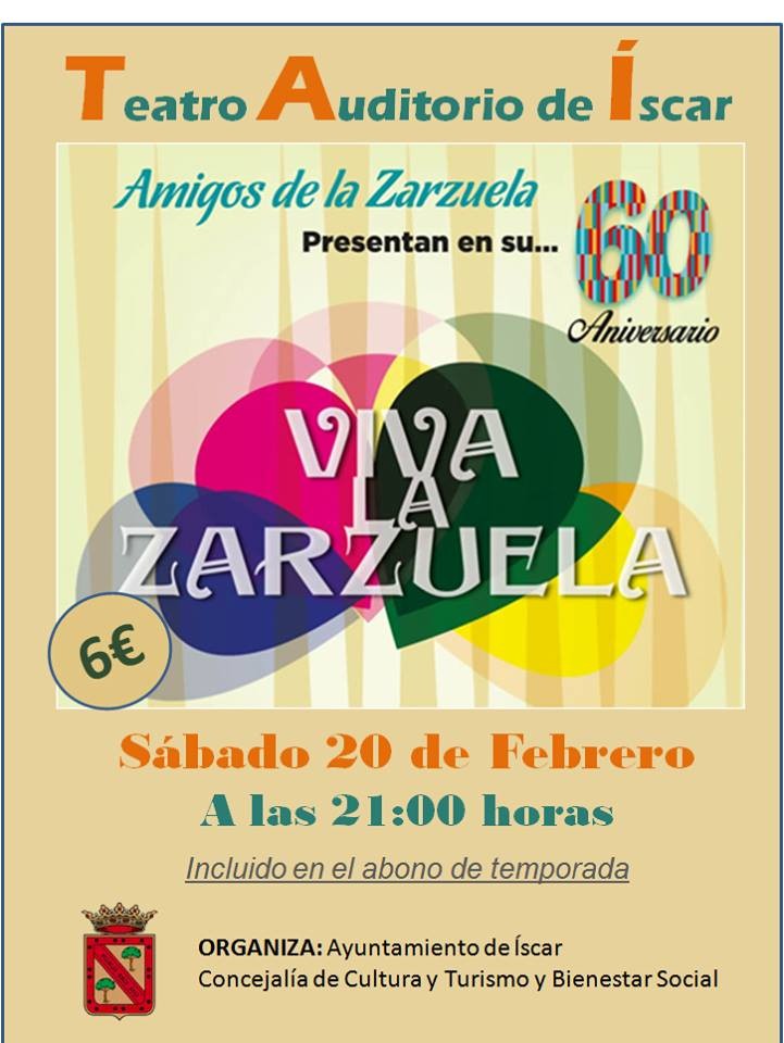 La Zarzuela iscar 20 febrero 2016